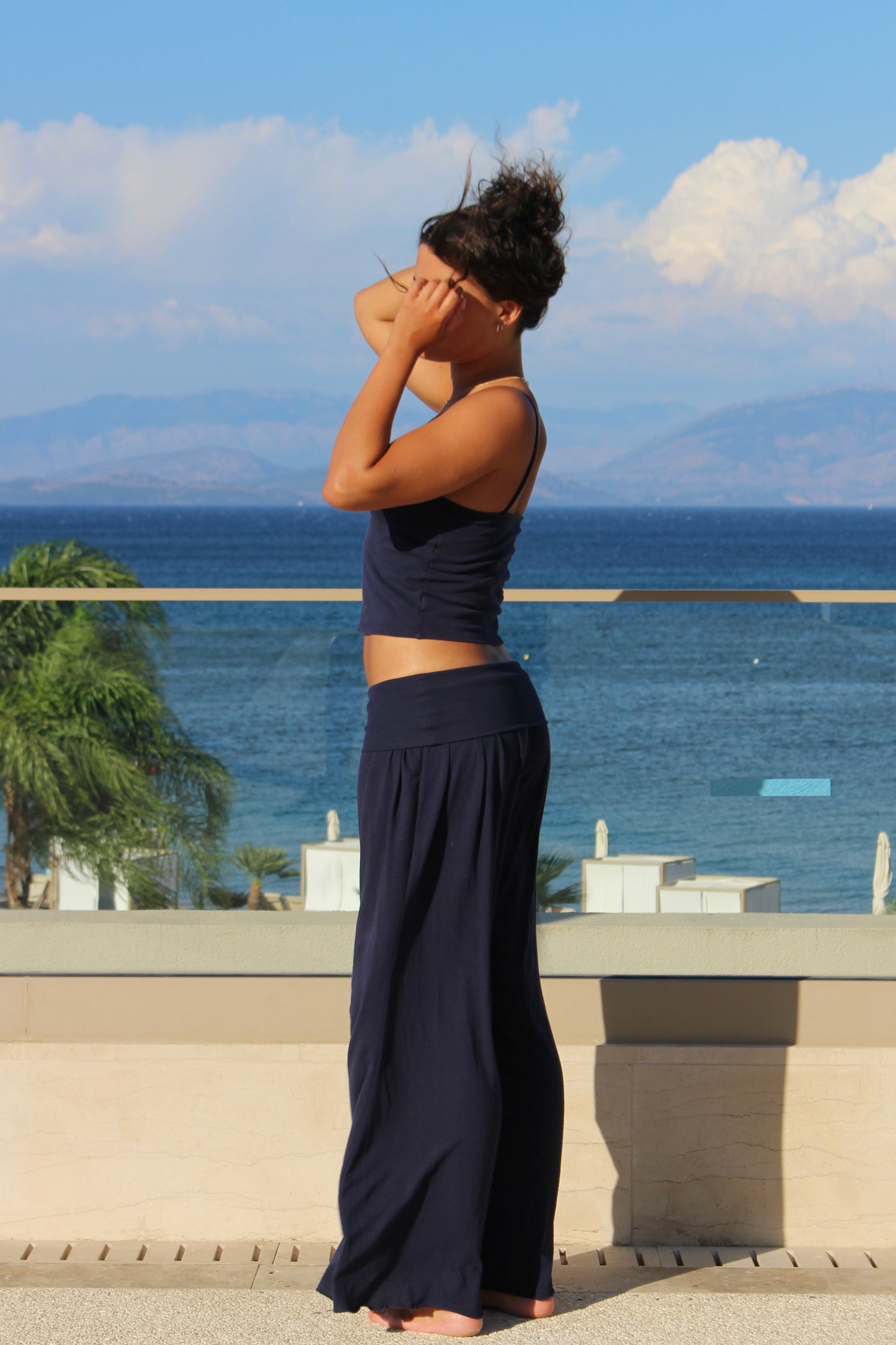 Sapphire Cotton Trousers