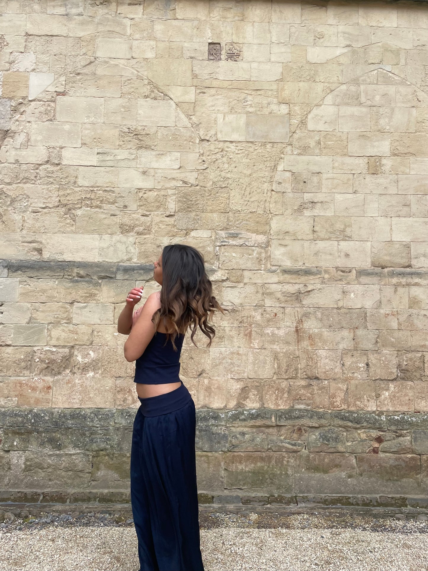 Sapphire Silk Trousers